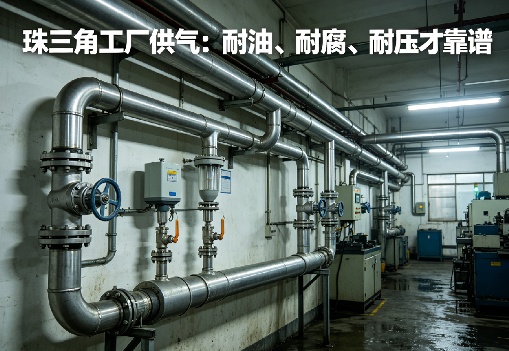 珠三角工厂供气:耐油、耐腐、耐压才靠谱,告别年年修气管