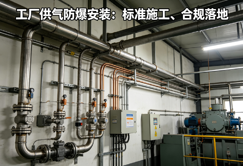 工厂供气防爆安装:标准施工、合规落地,安监检查一次过