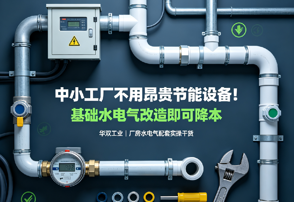 中小工厂不用昂贵节能设备！基础水电气改造即可降本