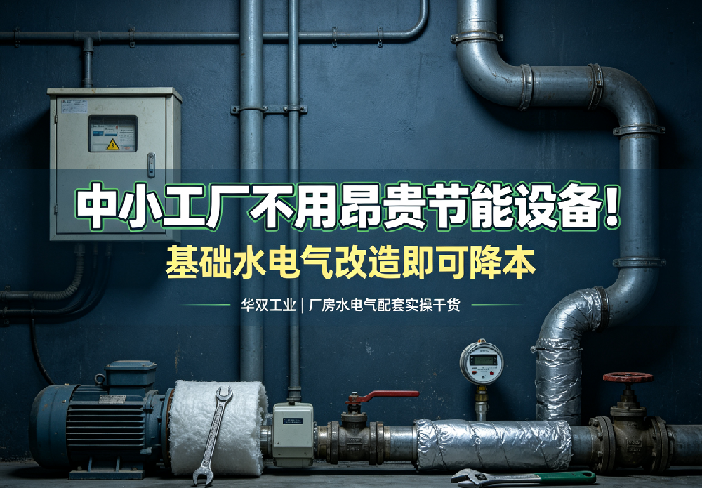 中小工厂不用昂贵节能设备！基础水电气改造即可降本