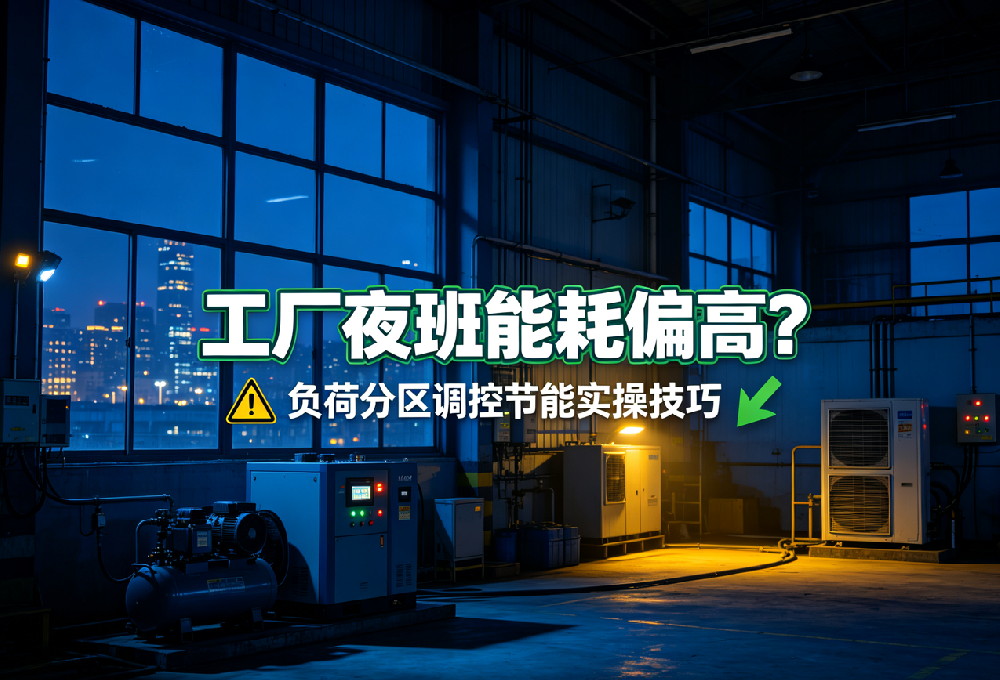 工厂夜班能耗偏高？负荷分区调控节能实操技巧