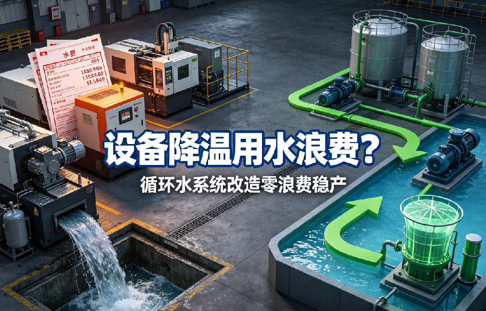 设备降温用水浪费？循环水系统改造零浪费稳产
