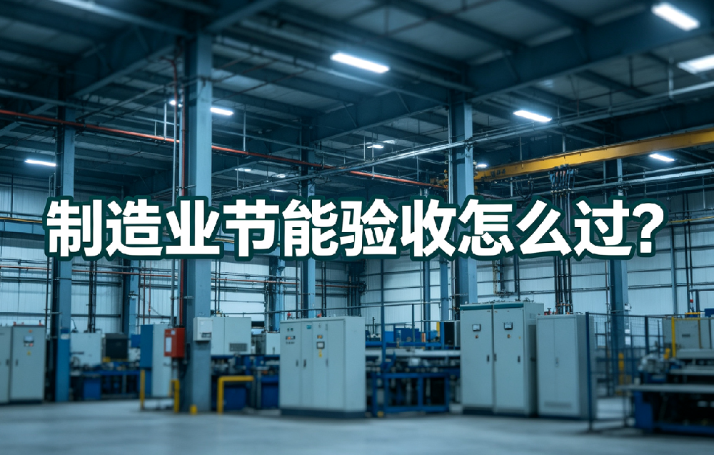 制造业节能验收怎么过？水电气合规节能标准全覆盖