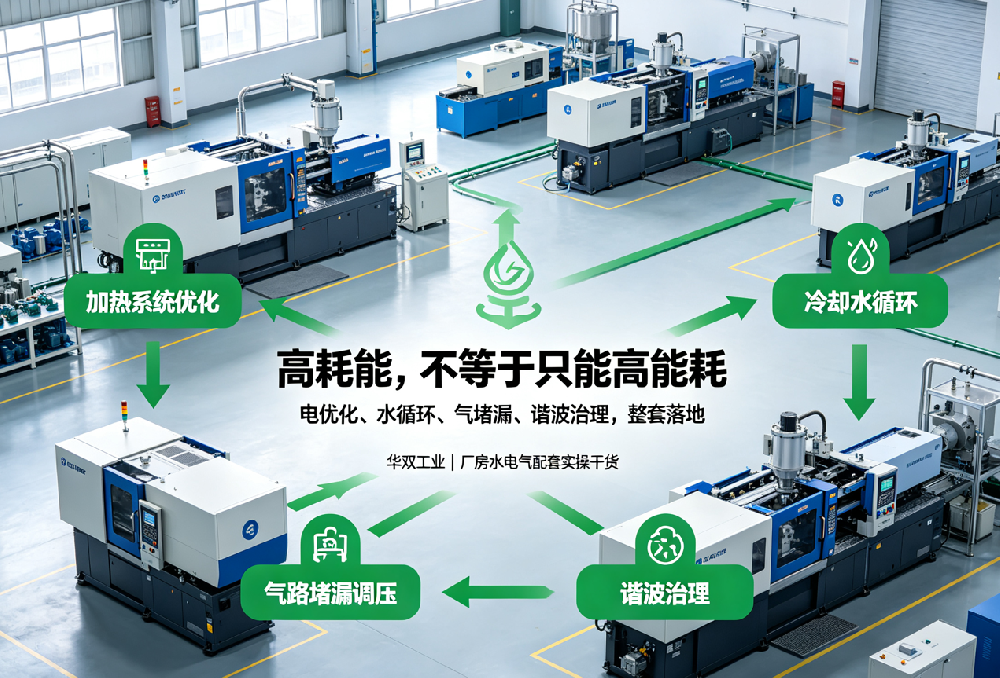 五金注塑高耗能车间！水电气针对性节能改造指南