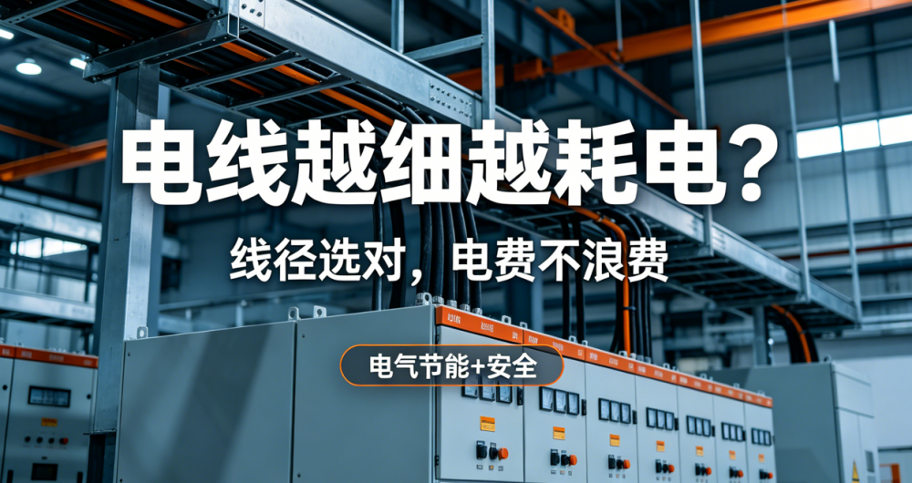 工厂电线越细越耗电？很多老板都踩错的用电误区